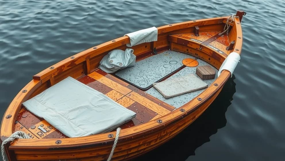 En liten båt blir ofta våt