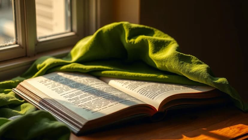 En vänlig grönskas rika dräkt text