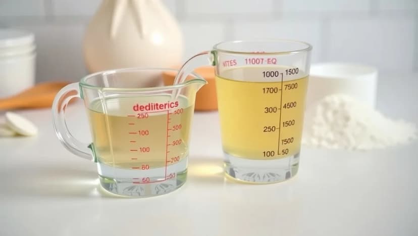 Hur mycket är 500 ml i dl