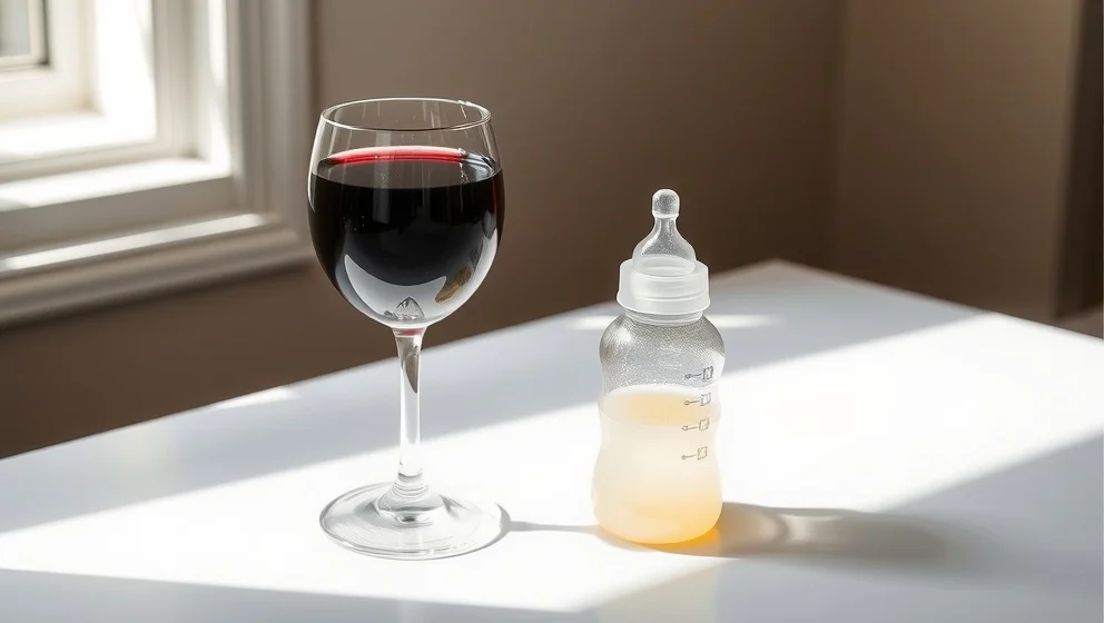 Kan man dricka vin när man ammar