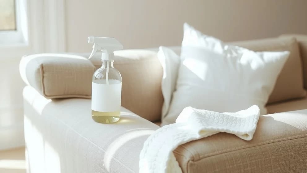 Ta bort lukt från soffa med ättika